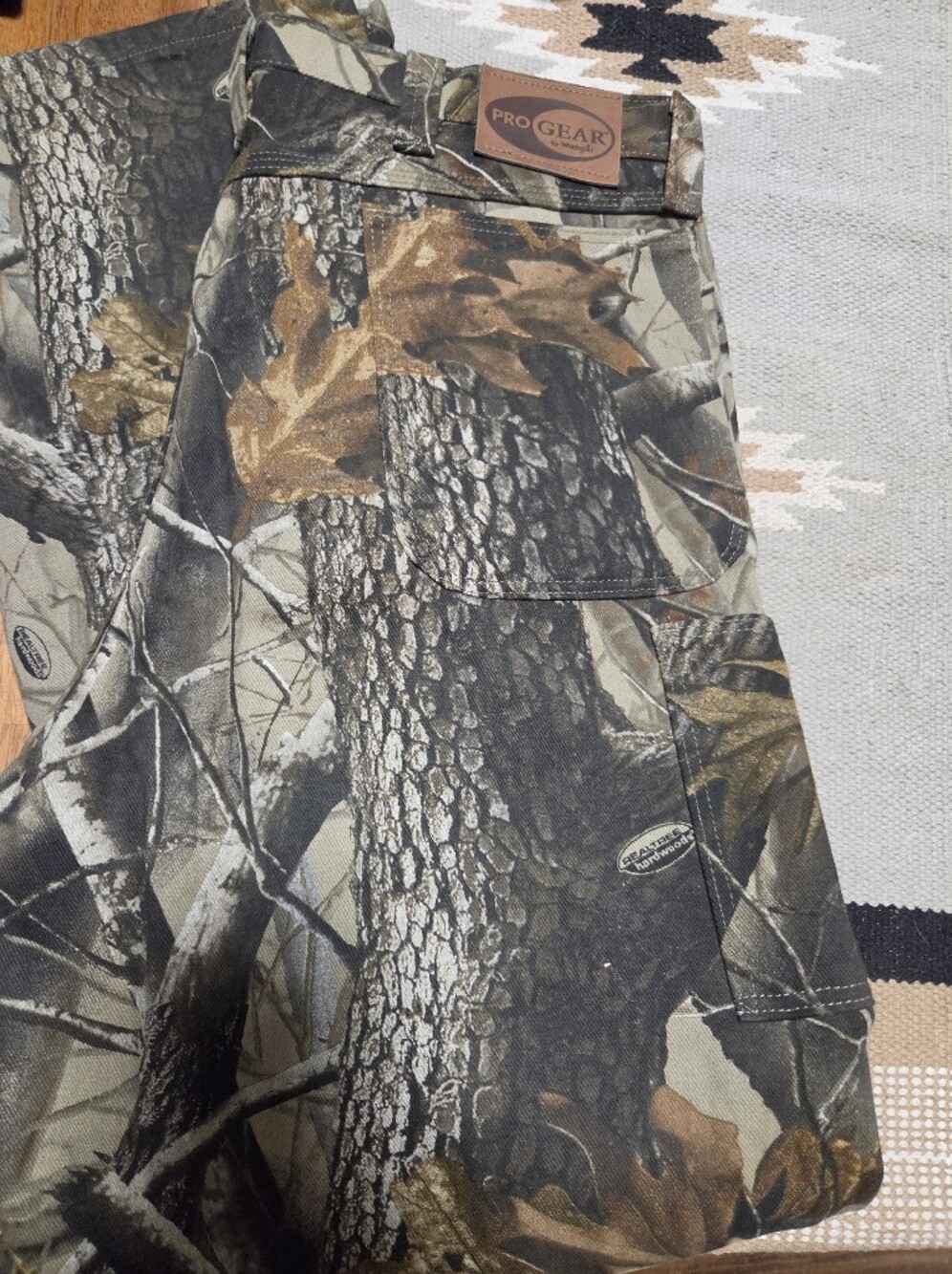 Realtree Camo Pant with Brown Leaf Accents